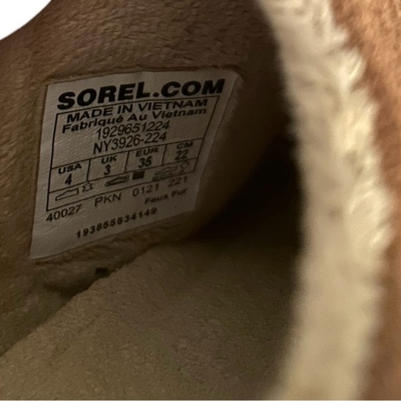 Sorel Lanner Ridge Slip-On House Slippers Size 4 Indoor Outdoor Comfort Shoes - Picture 6 of 6